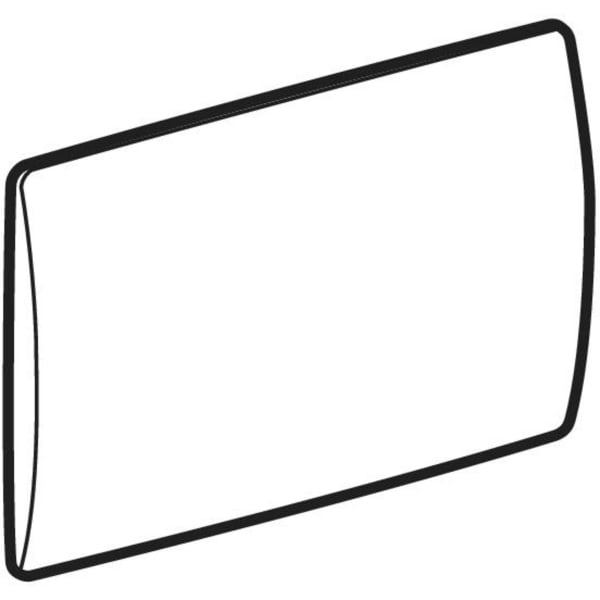 Geberit Kappa Abdeckplatte weiß