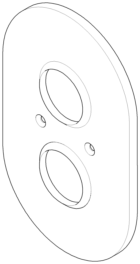 DO Abdeck. m.Mengenregulier. ERSATZTEILE 90110205800 151 x 241 x 16 mm Chrom