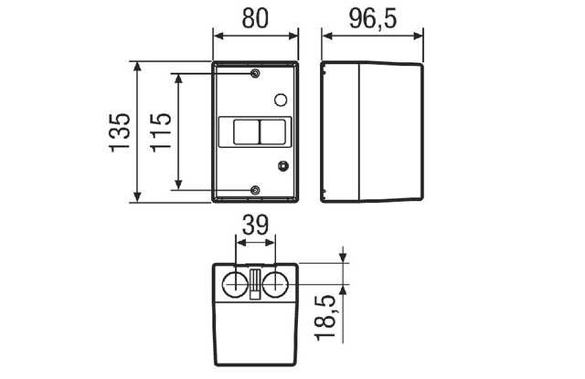 Motorschutzschalter MV 25-1 für Drehstrom, 25 A, dreiphasig