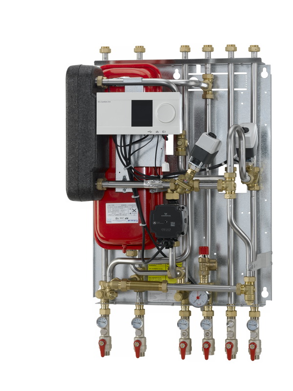 Danfoss Hausstation VX Solo II HWP, 2 HE:30kW, ECL310/A347, STW