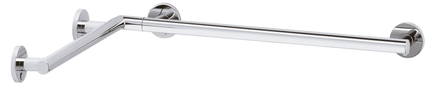 KEUCO Handlauf Plan Care 34911, für DU und BW, silber-eloxiert, 797/797 mm