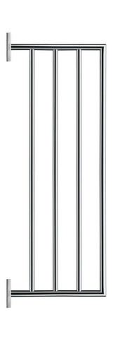 DU Karree Handtuchablage, Chrom, 240x668x35