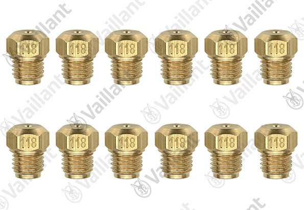 Vaillant Brennerdüse, 1,18, (x12) Vaillant-Nr. 291202