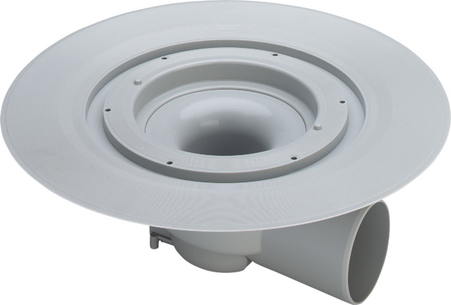 Viega Advantix Bodenablauf Grundkörper 100 mm (DN100) Kunststoff grau 4955.25