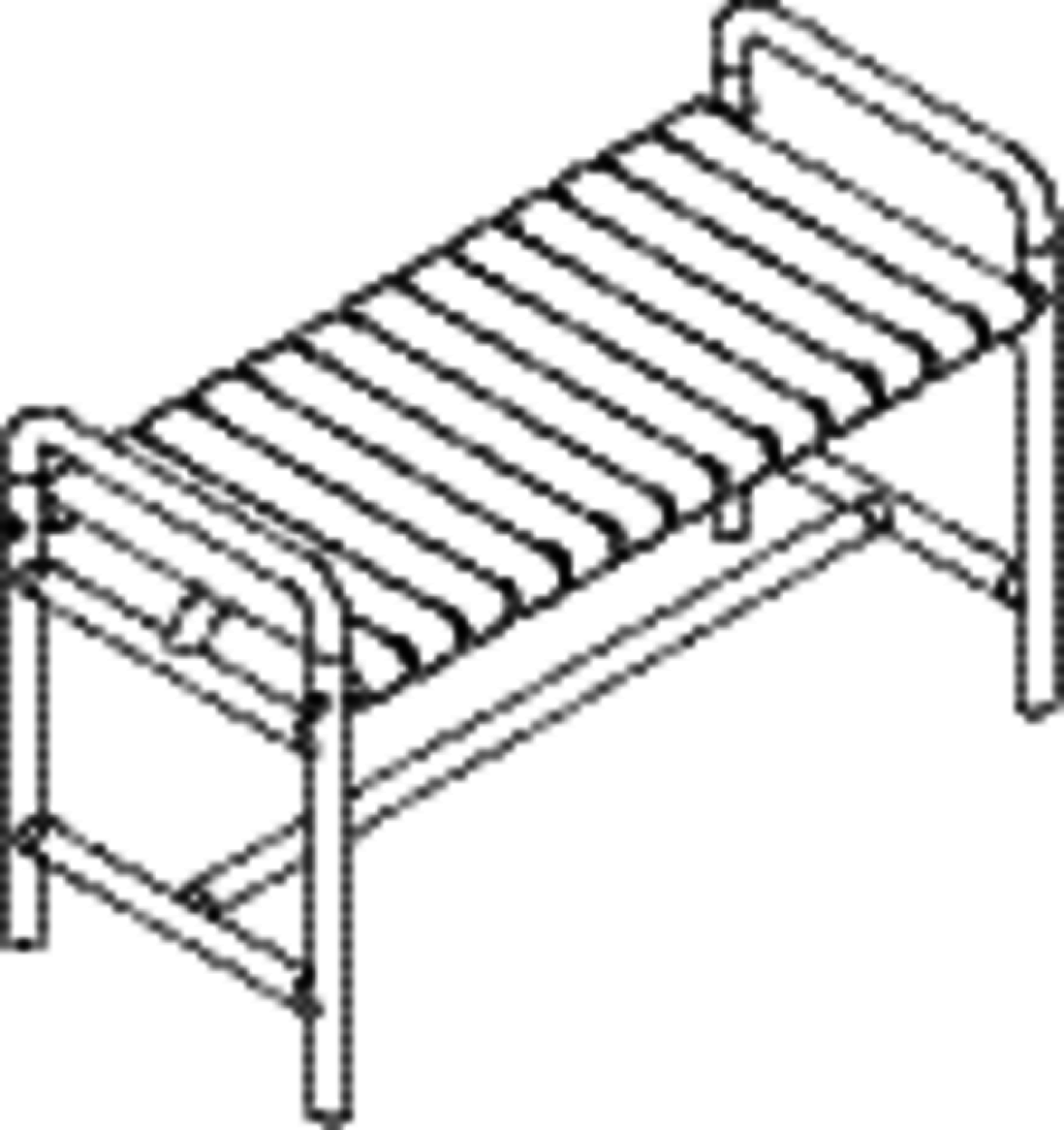 HEWI Duschbank Ser 801, B:960mm, Stützlast 300 kg reinweiß