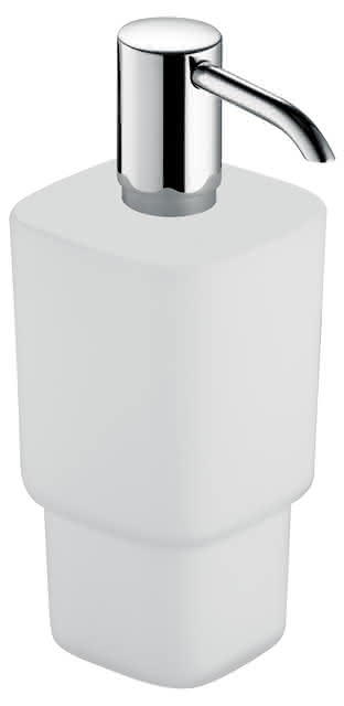 KEUCO Lotionspender Elegance 11654 Tischmodell, Opalglas, mattiert, lose