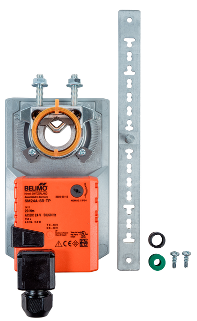 Wolf Stellmotor SM24A-SR 20 Nm für Mischluftklappe