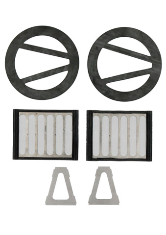 JUDO Ersatzteilset 2x Sieb 0,5+Dichtung für JRSF-HW 1 1/2'' -2''