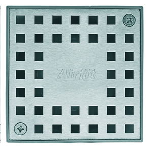 airfit Ersatz-Edelstahlrost 3 mm, für Bodenablauf Profi, Rost verschraubt