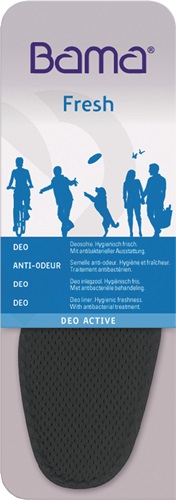 Einlegesohle Deo Active Gr.43 schwarz hy gienisch Bama Einlegesohle Deo Active Gr.43 schwarz hy gienisch Bama