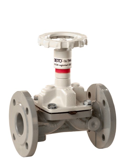 KSB Membranventil SISTO-16 TWA JL1040/Rilsan, DVGW-Wasser, PN16 DN200