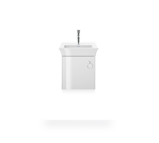 Duravit HWB/MHWB 450 mm White Tulip, weiß o.ÜL,1HL,Rückwand geschl.u.glasiert,WGL