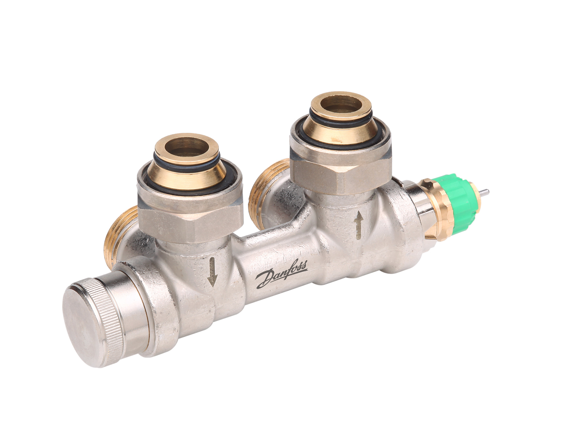 Danfoss dyn. VHS-DV Fühler rechts Eck, Ventileinsatz im VL für HK mit 3/4"