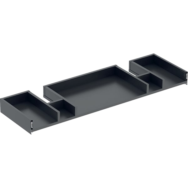 Geberit Obere Schublade o. Kappen, Front, Auszugsschienen, zu WTU, eckig, B: 120cm