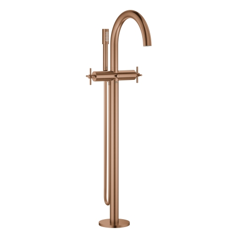 GROHE 2-Griff-Wannenbatt. Atrio 25272 FMS Bodenmont. Kreuz-Gr. warm sunset gb