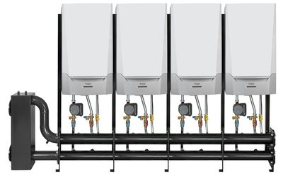 Remeha Kaskadenset 7 Quinta Ace 2 WE 90/115 kW Wandmontage in Reihe Remeha Kaskadenset 7 Quinta Ace 2 WE 90/115 kW Wandmontage in Reihe
