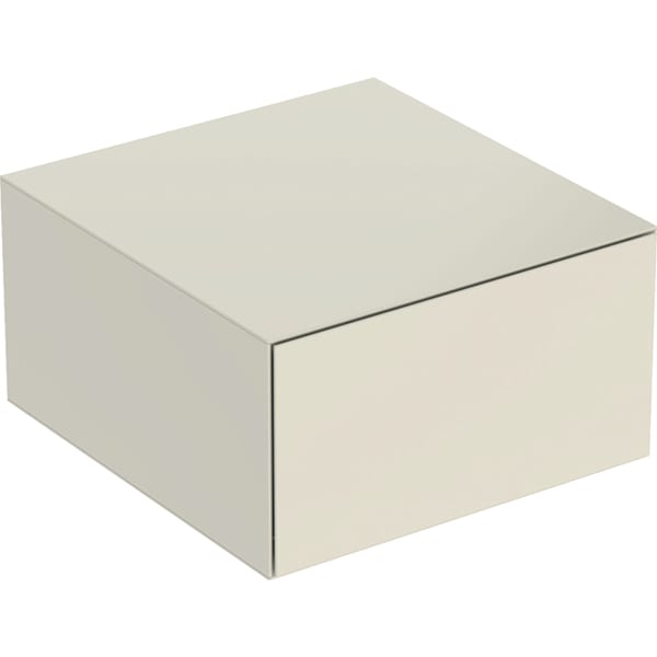 Geberit ONE Seitenschrank mit 1 Schubl. 45x24,5x47cm, sandgrau hgl.