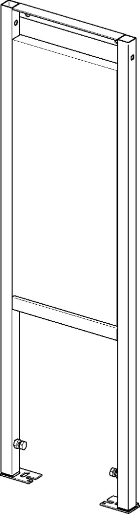 Viega Prevista Dry Befestigungs Element Objektvariante 1120mm 8570.72 in 2 Bein