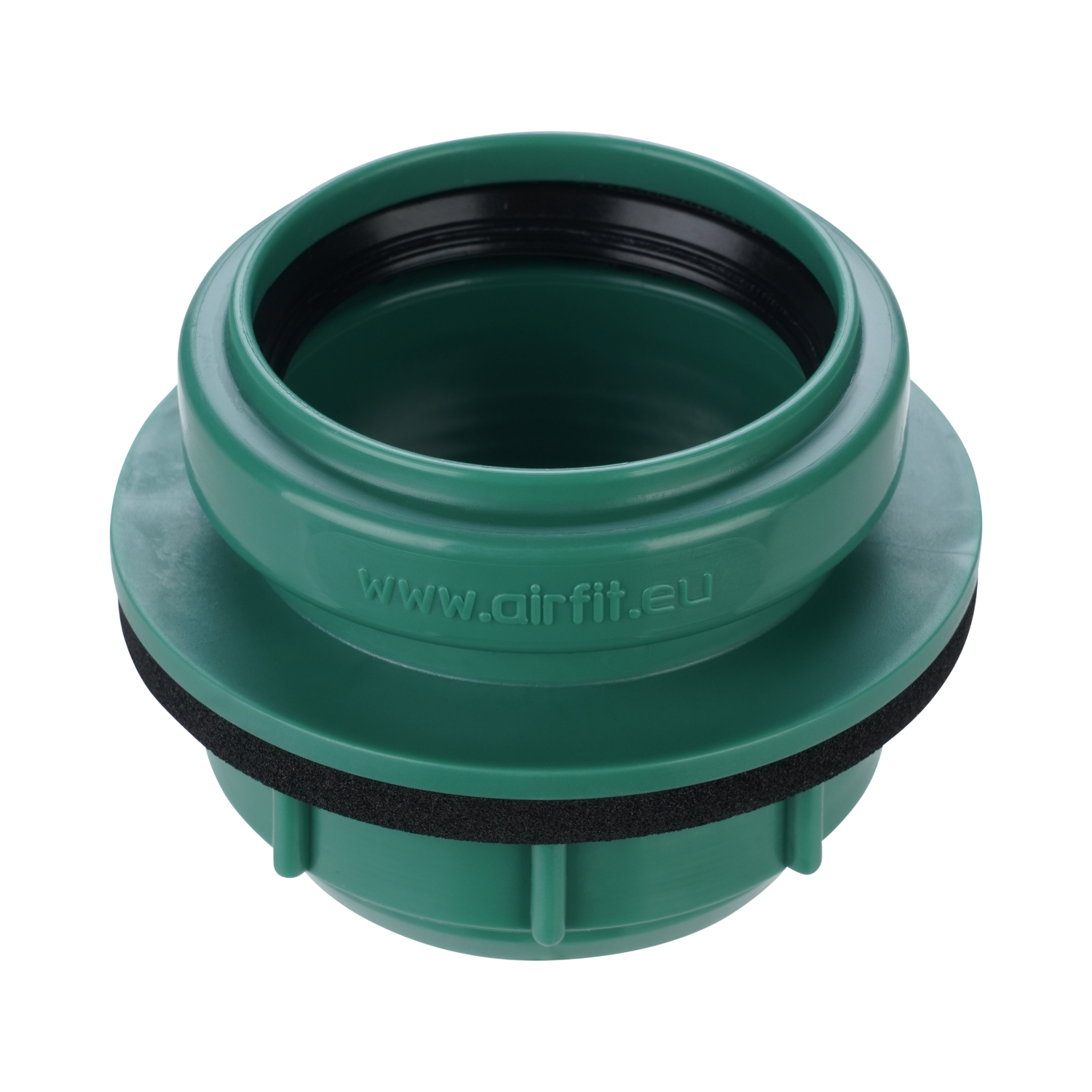 airfit Anschraub-Muffe DN 50, grün aus PP, UV stabilisiert
