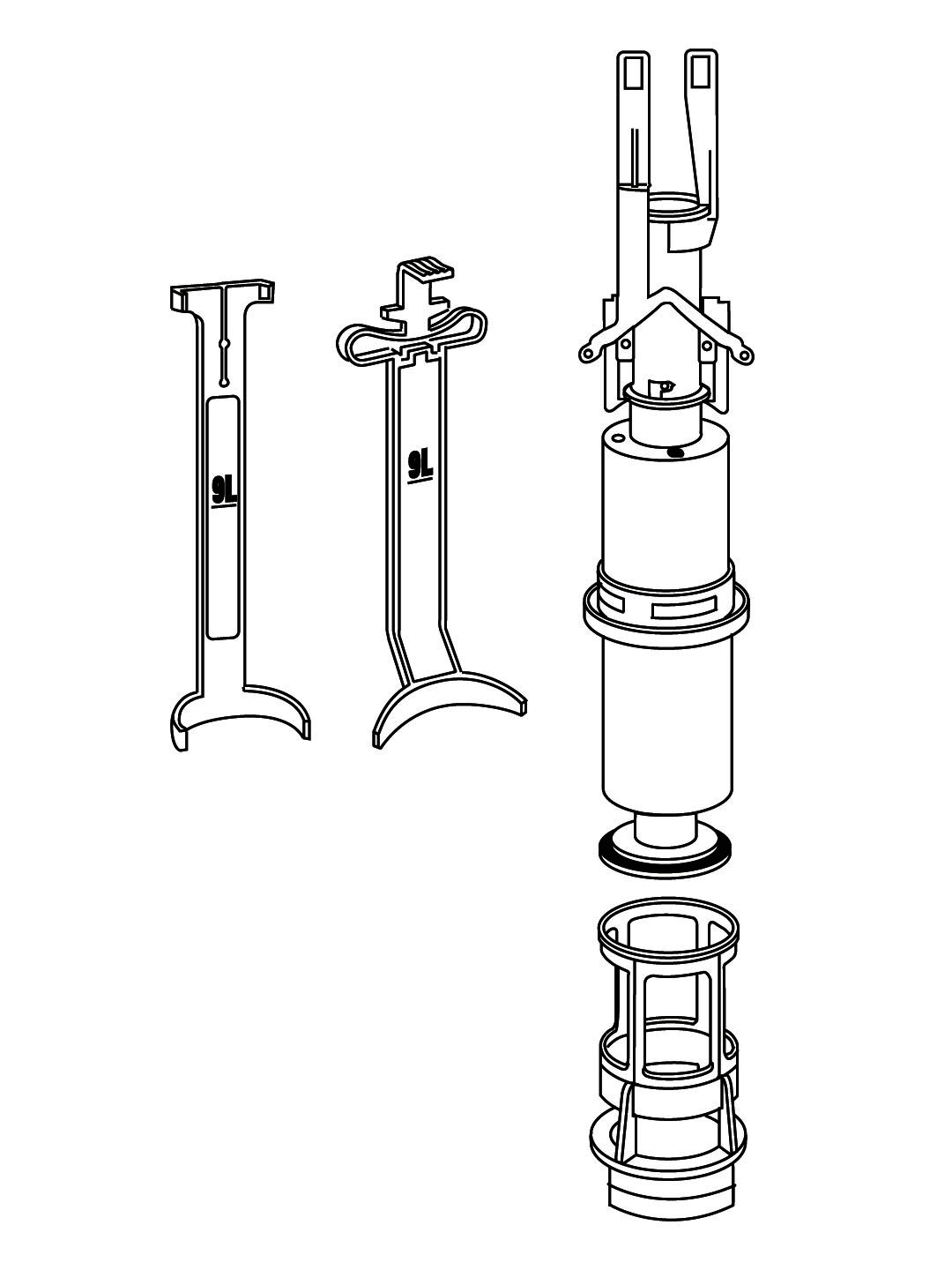 Ablaufventil-Set SC A12 / E11-E21-E31