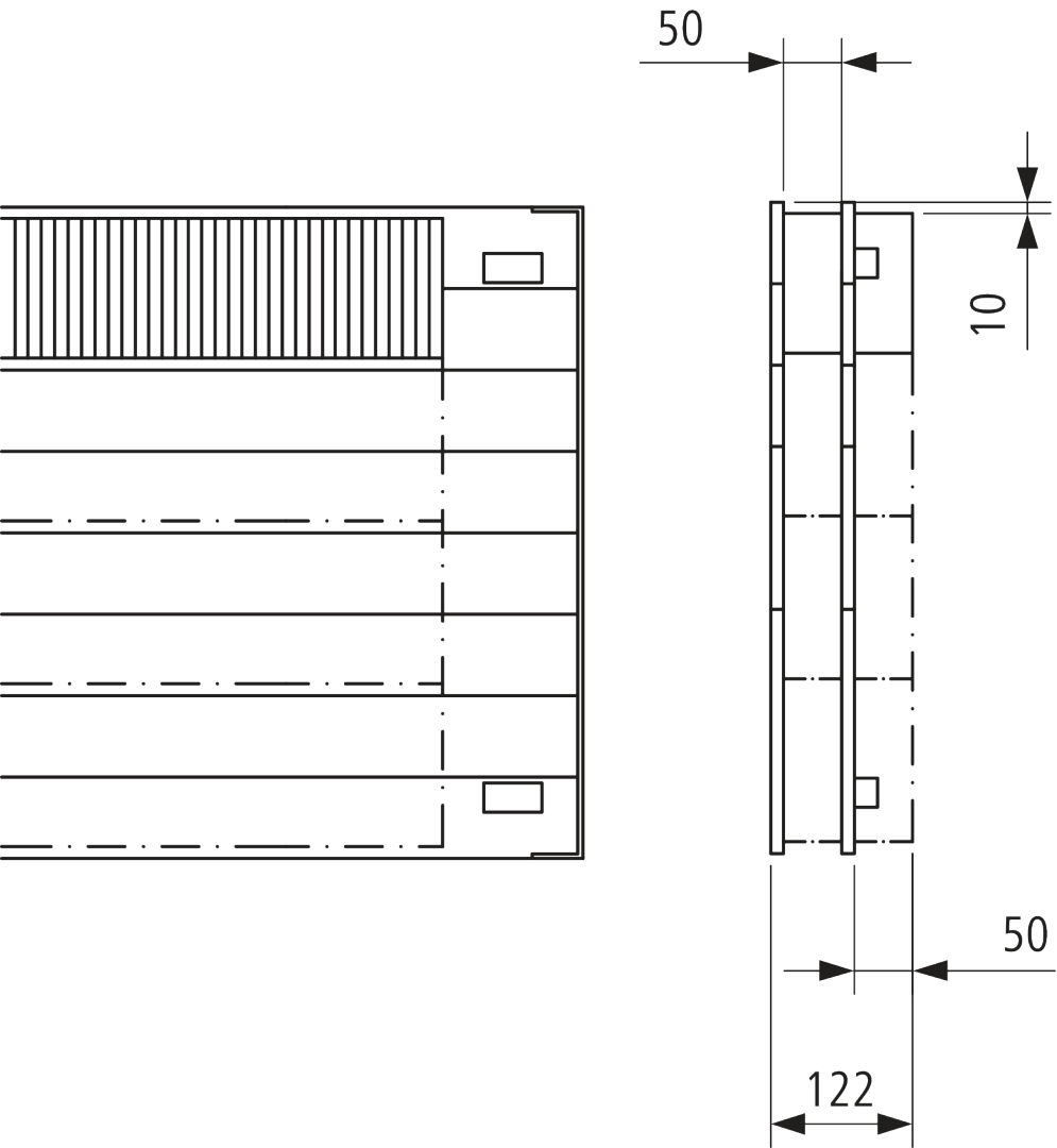 Kermi Heizwand HHN Typ22 BH630x122x1000 QN1617,weiß,6bar,m.Abd.,AB12,LH260