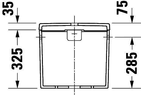 DU Spülkasten D-Neo, Weiß, m.IG, DF 6/3 L, WA re./li. 3/8"Messing