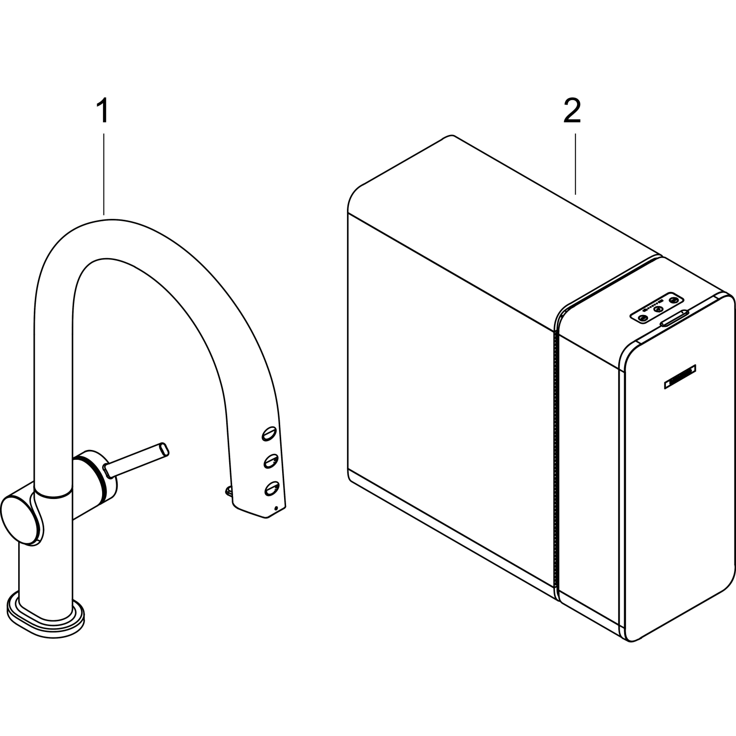 Hansgrohe SodaSystem 210 Aqittura M91 Ausziehauslauf 1j sBox Starter Set ST