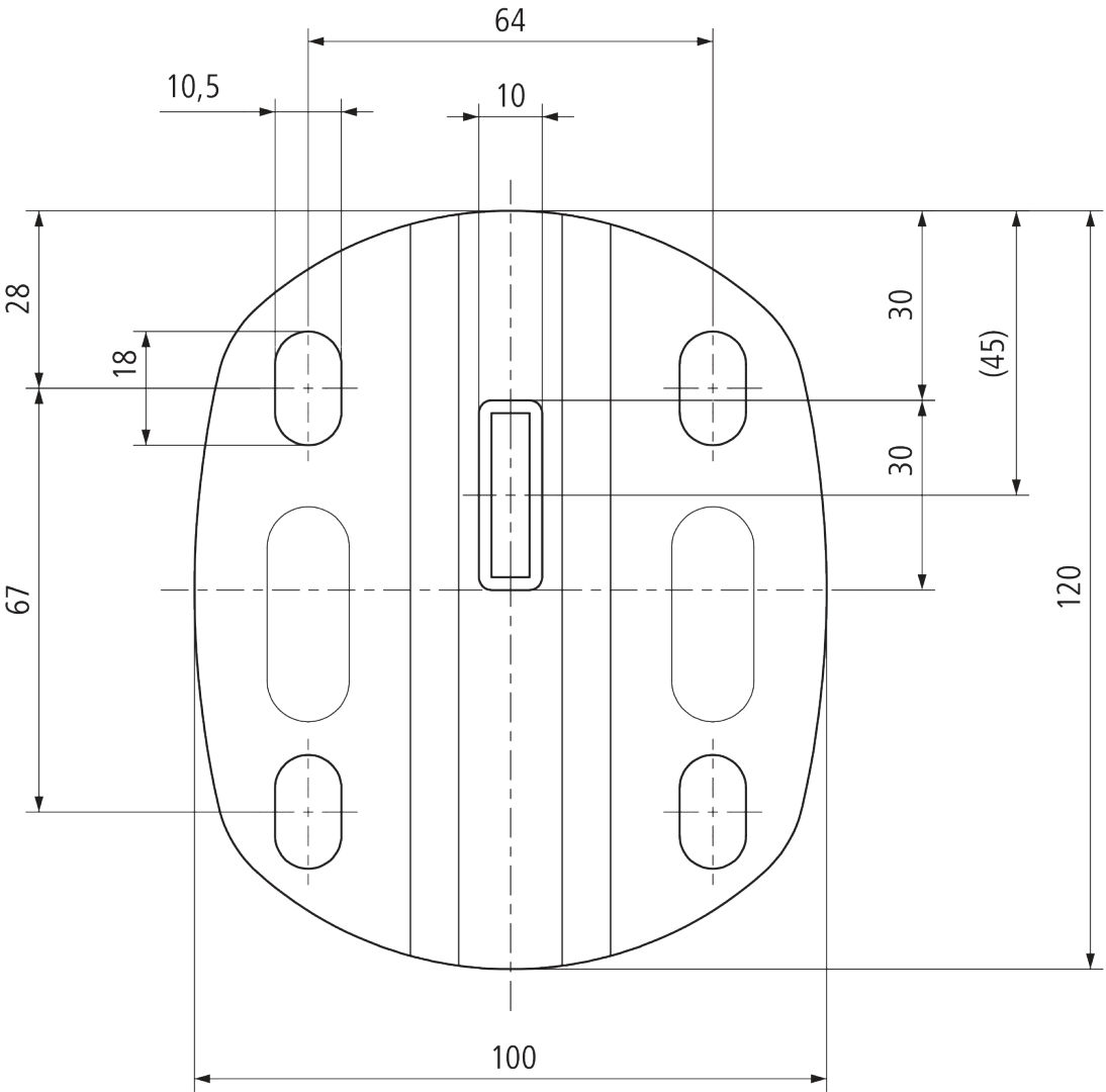 Kermi Universalkonsole Konvektor L=800 mm, weiß