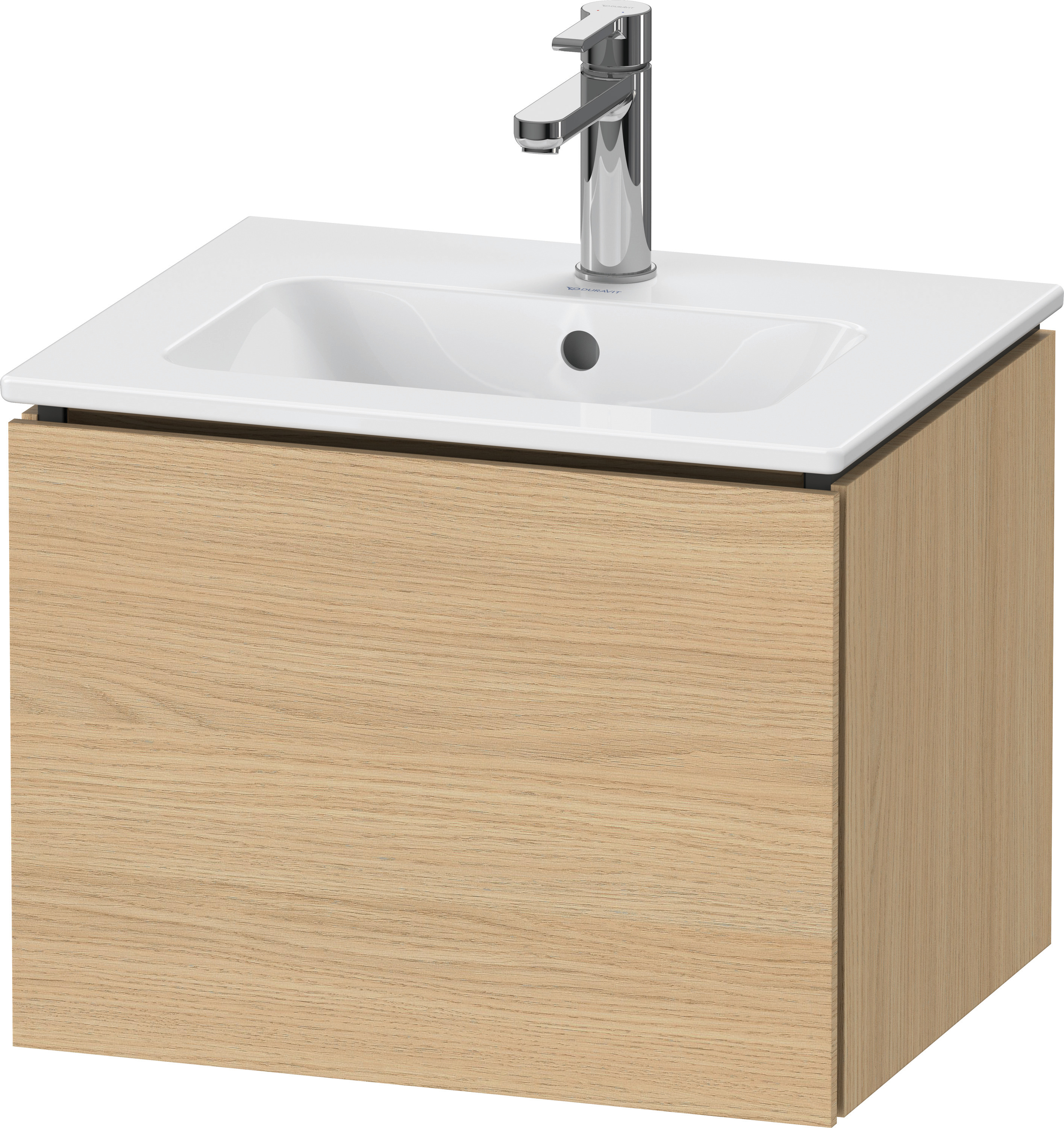 Duravit WTU L-Cube wandhängend, 1 Auszug 400x520x421mm, Eiche Natur