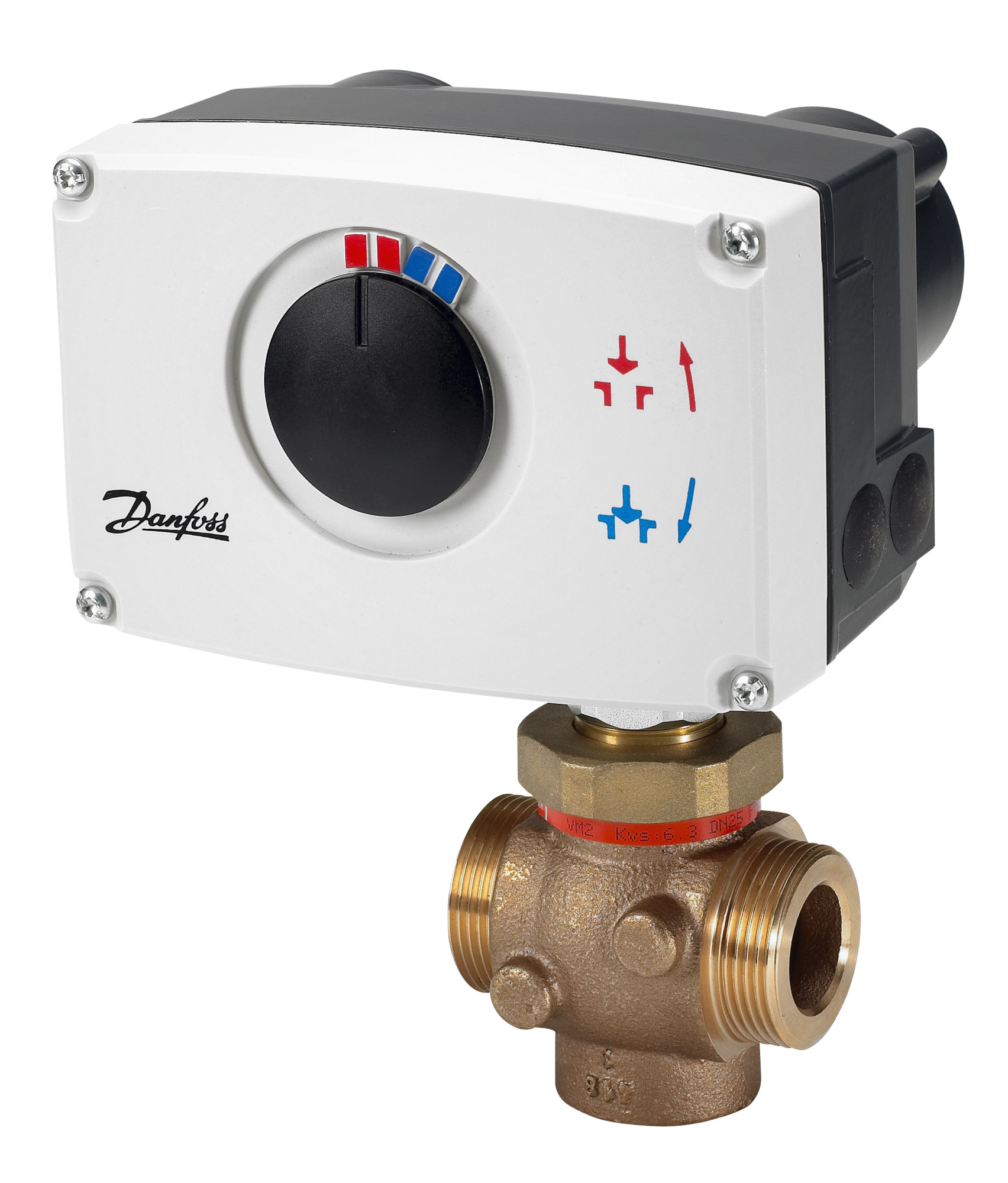 Danfoss Durchgangsventil VM2 DN25 Kvs 6,3, PN25, RG5, G11/4"A