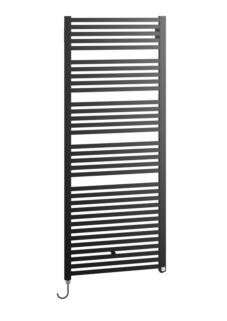 Kermi Geneo quadris-E BH1174x32x447mm P=400W,RAL9005 MT,WRS swz,links