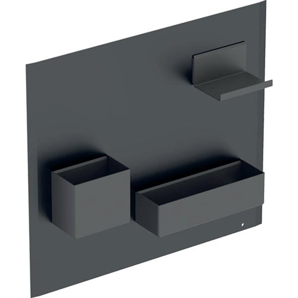 Geberit Magnettafel mit Stauboxen schwarz