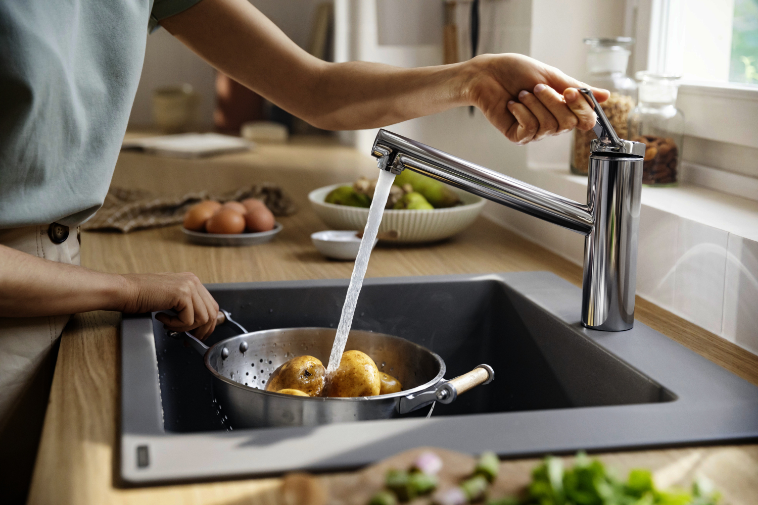 Hansgrohe Spültischmischer 150 Zesis M33 Eco 1jet chrom