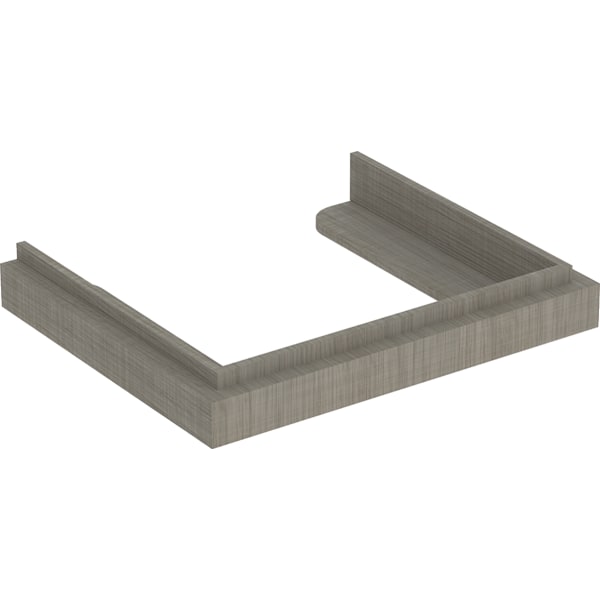 Geberit Waschtischrahmen für Citterio US Breite WT 60 cm, graubraun