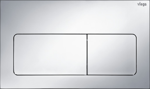 Viega WC Ausstellungsplatte VfL 5 8601.19 aus Kunststoff in verchromt