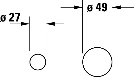 DU Circle Einhebel Waschtischmischer, UP Kermikmischsystem, Chrom HG