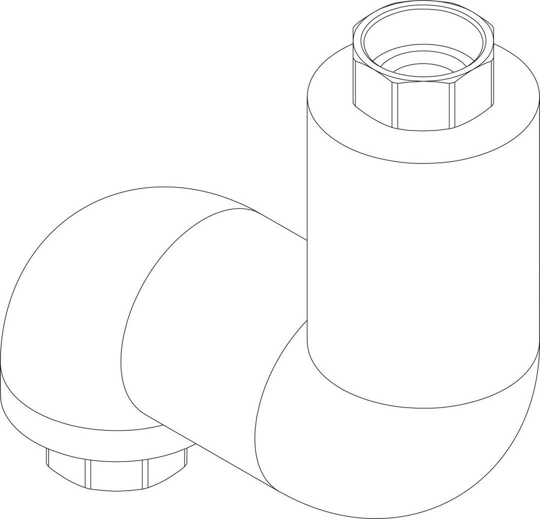 BOSCH Ersatzteil TTNR: 8738804079 Anschlussrohr RK DN25 G1 1/4 V2 everp
