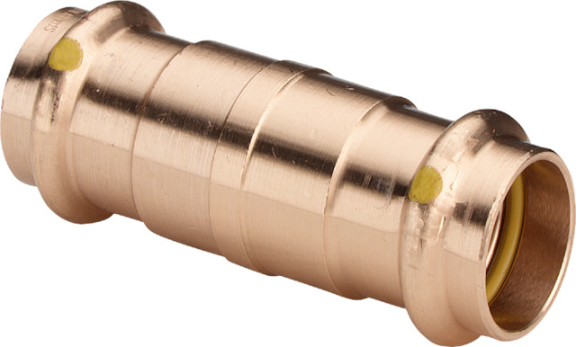 Viega Schiebemuffe mit SC Profipress G 2615.5 für Gas in 28mm Rotguss