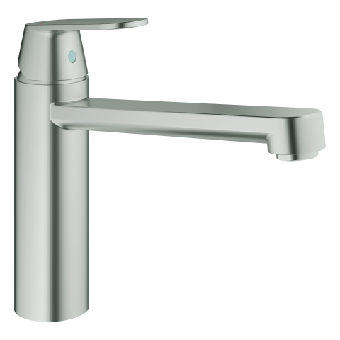 GROHE EH-SPT-Batterie Eurosmart C 30193 mittelhoher Auslauf supersteel