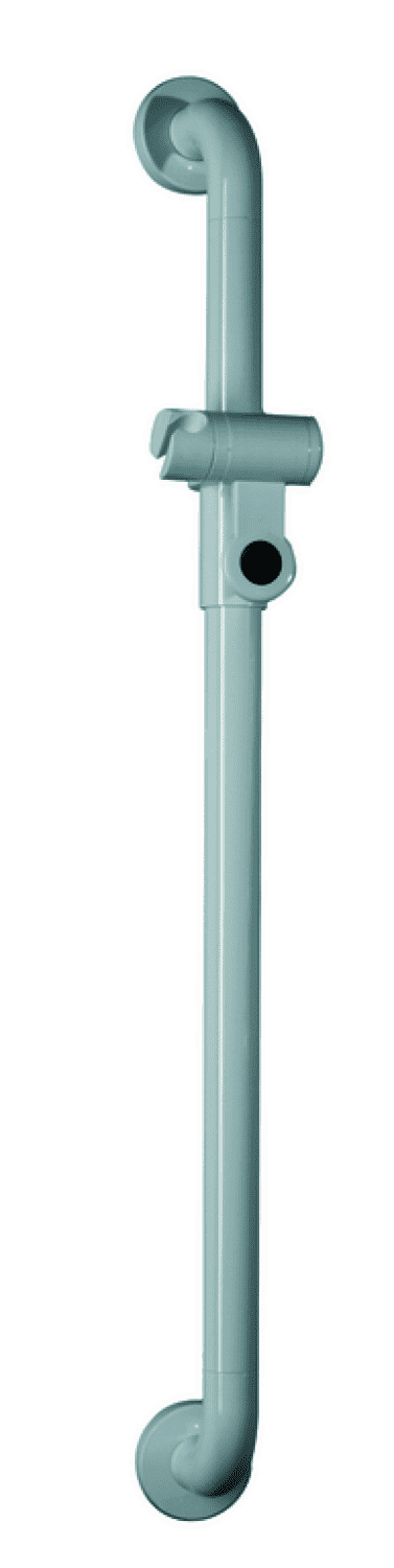HEWI Brausehalterstange Ser 801, d:33, AM:900mm, m.Br.H. reinweiß