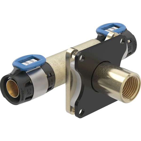 Geberit FlowFit Wanddurchführung 90Gr RG+ d20-Rp1/2-d20 Geberit FlowFit Wanddurchführung 90Gr RG+ d20-Rp1/2-d20