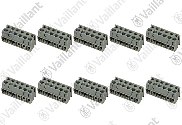 Vaillant Klemmleiste, 6-polig, (x10) Vaillant-Nr. 0020162580