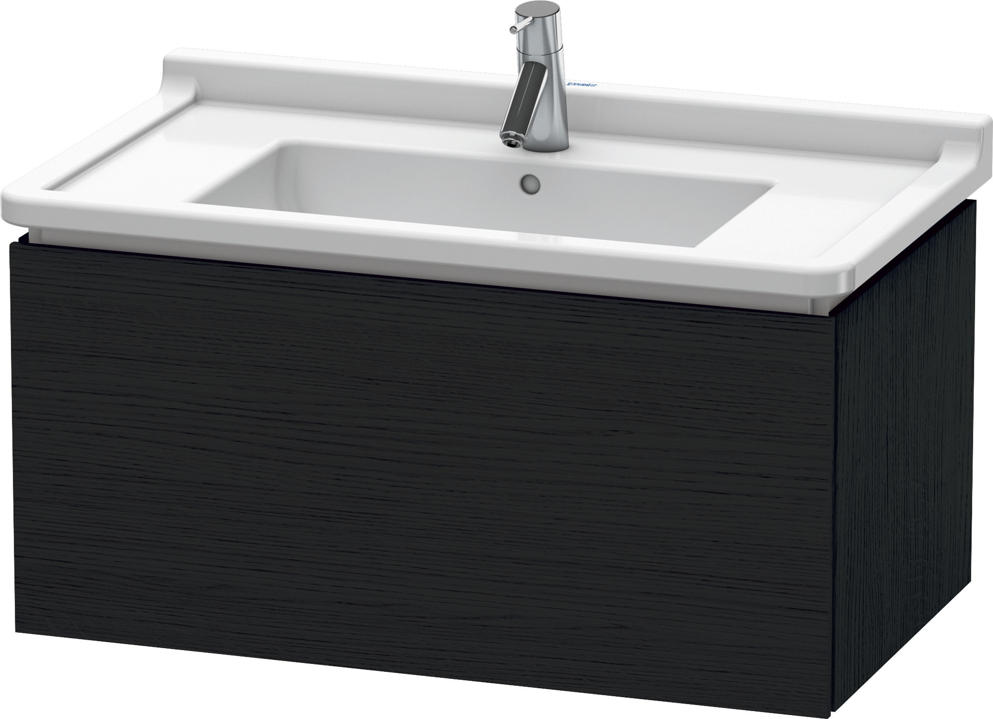 Duravit WTU wandh. L-Cube 469x820x408mm 1 Auszug, 030480, Eiche Schwarz