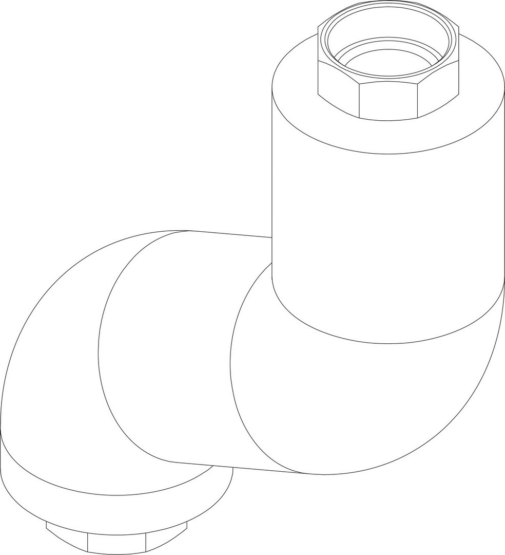 BOSCH Ersatzteil TTNR: 8738804081 Anschlussrohr RK G11/2 kpl V2 everp