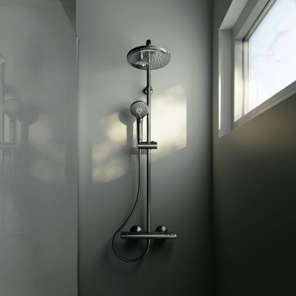 IS Duschsystem Ceratherm T25 mit Brausethermostat Chrom