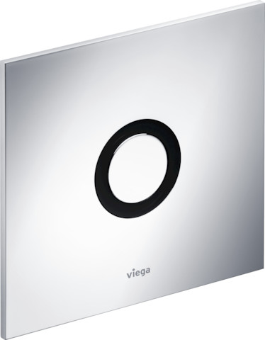 Viega Abdeckplatte 8351.8 in 150x140mm Aluminium edelstahlfarben