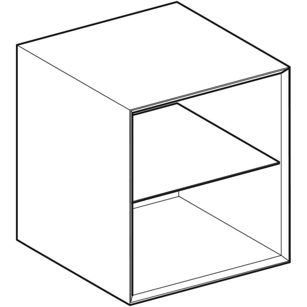 Geberit ONE Seitenelement 45x47x49,2cm, Nussbaum hickory