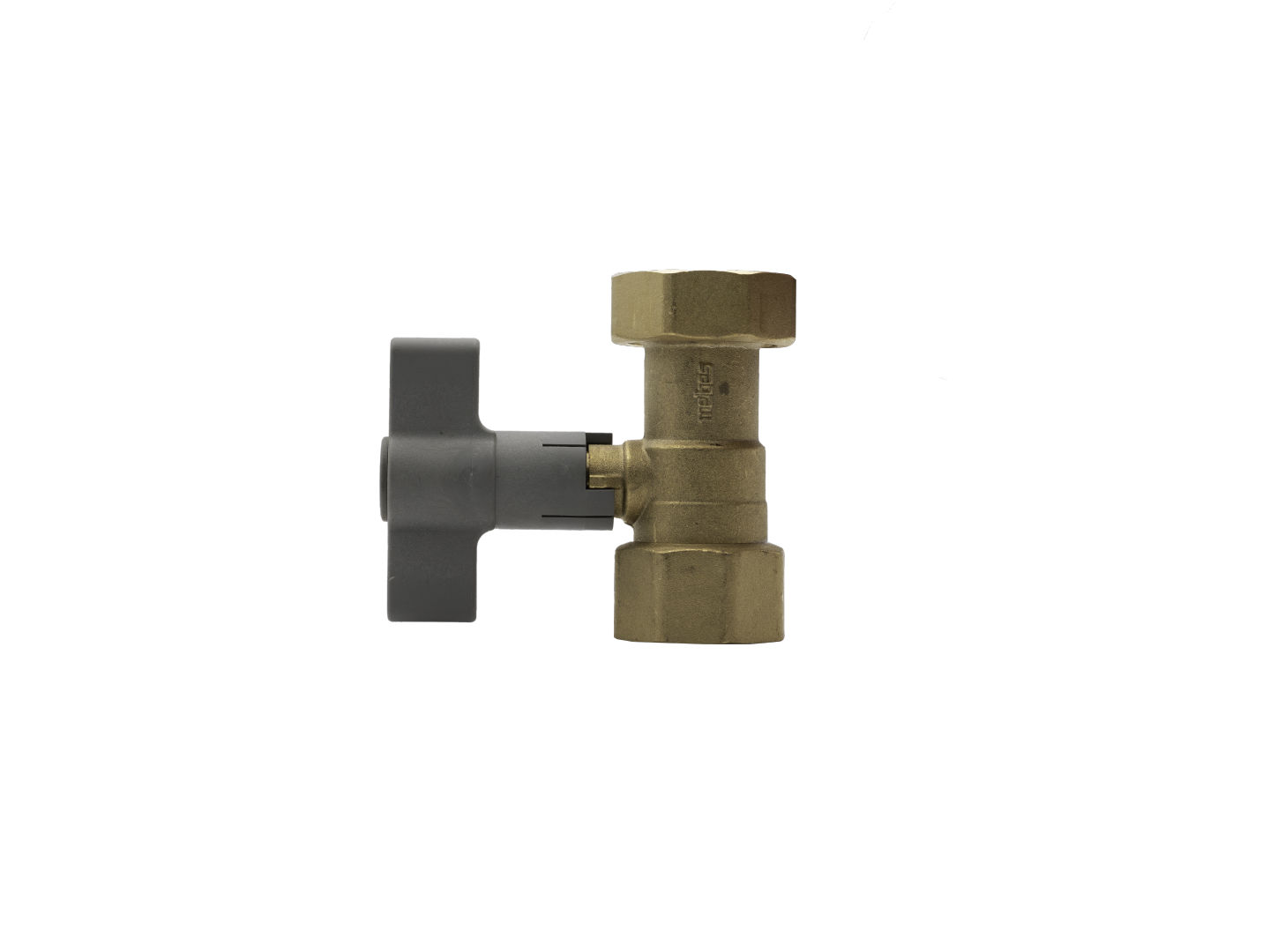 Kugelhahn mit Rückschlagklappe für Hydromodul / Speicherladung