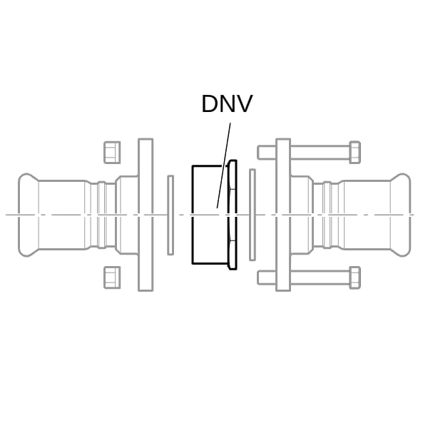 Geberit Mapress Rückschlagventilgehäuse mit Rückschlagventil DN1 80