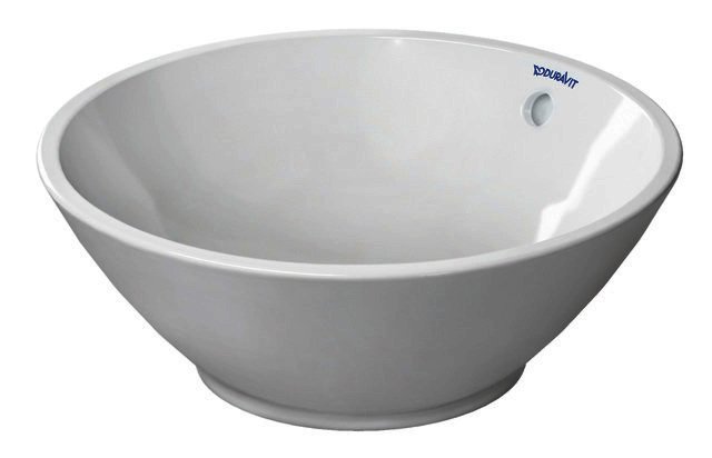 DU ASB Design Classics Bacino 420 mm rund, mit ÜL, ohne HLB, weiß